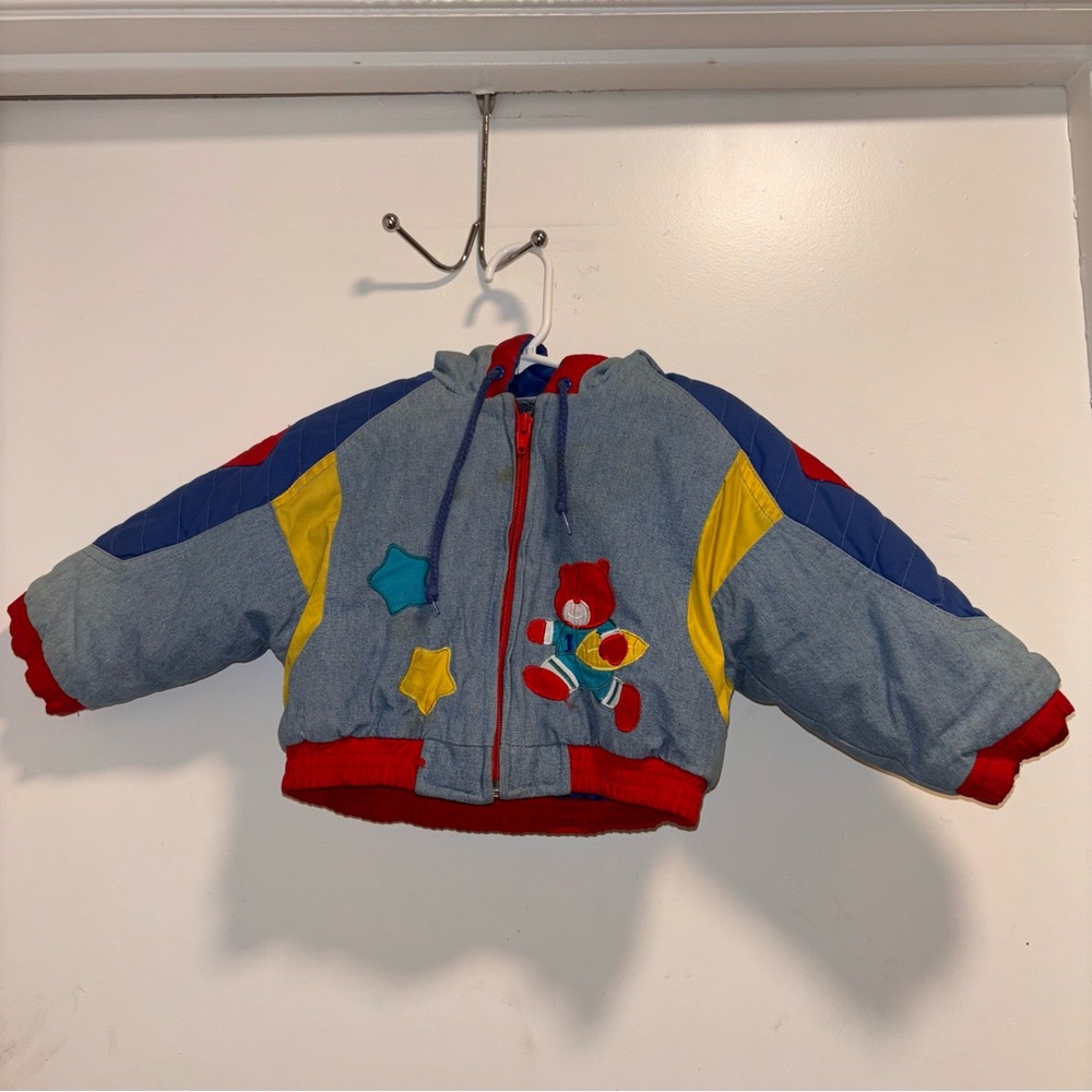 Vintage Skyline Baby Puffer Jacket Size 12 months